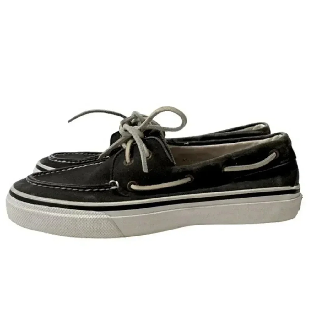 Sperry top-sliders Mens 9M gray boat shoes‎ Preppy